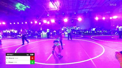 98 lbs Rr Rnd 1 - Brayson Moore, Team Real Life vs Leyton Olsen, Corvallis Wrestling Club