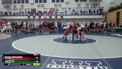 150 lbs Round 1 (16 Team) - Justin Ho, Dunwoody vs Ethan Fernandez, Allatoona