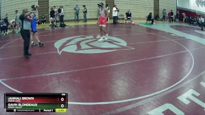 190 lbs Champ. Round 2 - Gavin Blondeaux, Green Valley vs Jahmali Brown, Arbor View