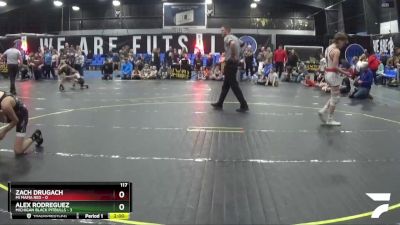 117 lbs Round 1 (8 Team) - Zach Drugach, Mi Mafia Red vs Alex Rodreguez, Michigan Black Pitbulls