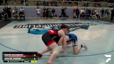 195 lbs Rr1 - Spencer Johnson, Chugach Eagles Wrestling Club vs Hunter Richardson, Soldotna Whalers Wrestling Club