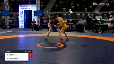 60 kg Semifinal - Dylan Koontz, TMWC/OHIO RTC vs Mosha Schwartz, Unattached