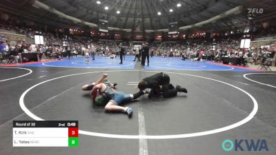 110 lbs Round Of 32 - Roper Campbell, Collinsville Cardinal Youth Wrestling vs Makylan Stanley, Blaine County Grapplers