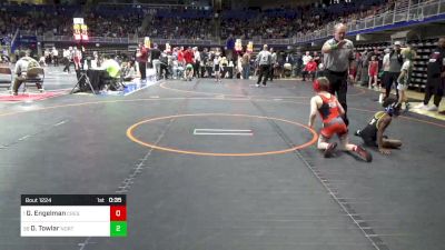 75 lbs Consi Of 16 #2 - Gus Engelman, Crestwood vs Dakota Towlar, North Hills