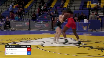 68 lbs Cons. Round 2 - Shean`Areial Miller, Pioneer Wrestling Club vs Lydia Krauss, Michigan