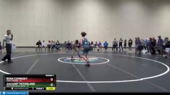 123 lbs Round 1 (6 Team) - Ryan Cominsky, Eagle Empire vs Zachary Mcfarland, Backyard Boyz White