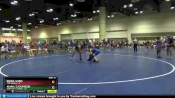 138 lbs Round 4 (10 Team) - Kiara Djoumessi, Iowa Pin-A-Sarus vs Keira Suro, The Angels