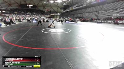 1A 113 lbs Semifinal - Hudson Raulston, Medical Lake vs Jorey Johnson, Mount Baker