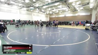 190 lbs Cons. Round 5 - Ali Askari, Santa Fe vs Xander Horak, Santa Rosa Academy