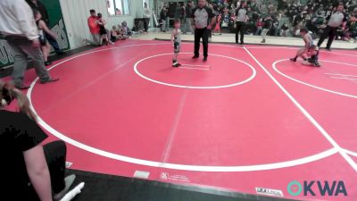 43 lbs Rr Rnd 1 - Urijah Bolin, Sallisaw Takedown Club vs Cordell Bentley, Brushy Wrestling Club