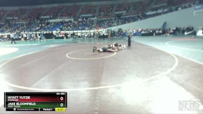 6A-165 lbs Cons. Round 2 - Jake Bloomfield, West Salem vs Wyatt Yutzie, Roseburg