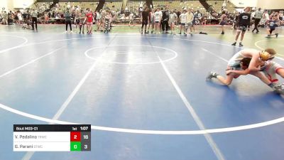 89 lbs Rr Rnd 1 - Vincent Pedalino, Toms River Wrestling Club vs Gregory Parani, Shore Thing Surf