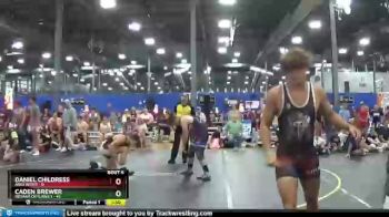 180 lbs Round 2 (6 Team) - Daniel Childress, ARES White vs Caden Brewer, Indiana Outlaws 1