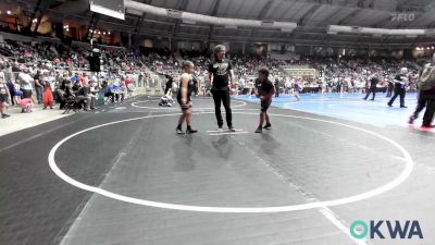 Round Of 16 - Cade Hoffman, Woodward Youth Wrestling vs Sydney OBrien, Verdigris Youth Wrestling