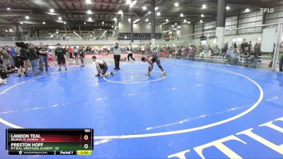 180 lbs Round 1 (6 Team) - Preston Hoff, PIT BULL WRESTLING ACADEMY vs Landon Teal, BELIEVE TO ACHIEVE