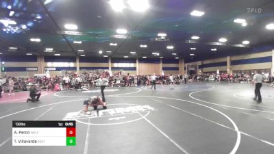 130 lbs Consi Of 32 #1 - Alexa Peron, Wolfpack WC vs Theo Villaverde, South Kona WC