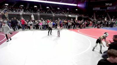 54 lbs Quarterfinal - Bodan Horner, Natrona Colts WC vs Landon Khan, Bear Cave