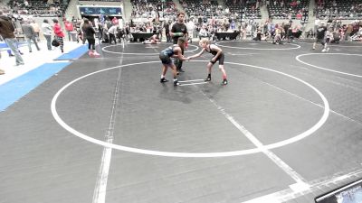 85 lbs Consolation - Jaxon Lisle, BAWC vs Michael Evans III, Tulsa Blue T Panthers