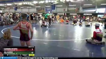 45 lbs Round 5 (10 Team) - Kai Burns, Team Hammerhouse vs Camden Peters, Backyard Brawlers