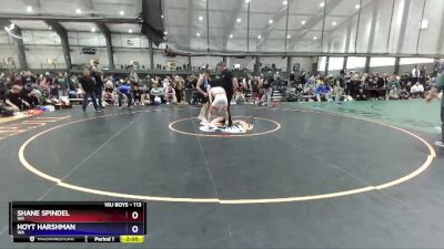 113 lbs Cons. Round 3 - Shane Spindel, WA vs Hoyt Harshman, WA