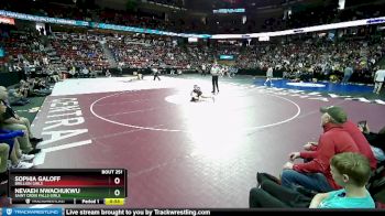 Girls 132 lbs Cons. Semi - Sophia Galoff, Brillion Girls vs Nevaeh Nwachukwu, Saint Croix Falls Girls