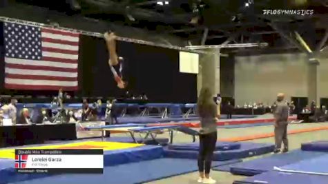 Lorelei Garza - Double Mini Trampoline, Full Force - 2021 USA Gymnastics Championships