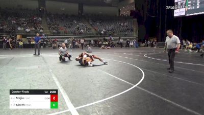 133 lbs Quarterfinal - Justin Mejia, Clackamas vs Ryan Smith, Cowley