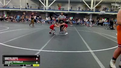 76 lbs Round 2 (10 Team) - Griffin Smith, Upstate Uprising vs Vincent Petriello, RedNose