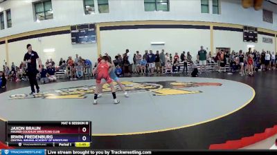 63 lbs Semifinal - Jaxon Braun, Maurer Coughlin Wrestling Club vs Irwin Fredenburg, Central Indiana Academy Of Wrestling