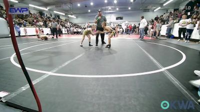 56-59 lbs Rr Rnd 4 - Kye Travis, Pryor Tigers vs Aiden Yeager, Salina Wrestling Club