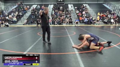 16U-4 lbs Round 1 - Carter Schmauss, Immortal Athletics vs Israel Garcia, Team Valley Wrestling Club