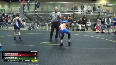 117 lbs Round 4 (6 Team) - DeAndre Ellis, Michigan Grappler RTC vs Logan Keesee, Contenders WA Green