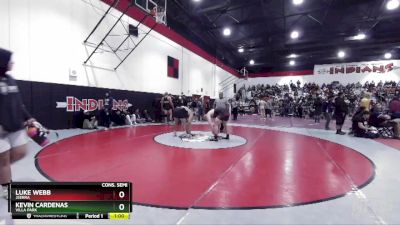 220 lbs Cons. Semi - Luke Webb, JSerra vs Kevin Cardenas, Villa Park