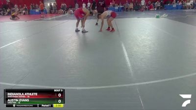 150 lbs Round 3 (4 Team) - Austin Evans, Creston vs Indianola Athlete, Wisconsin Rapids