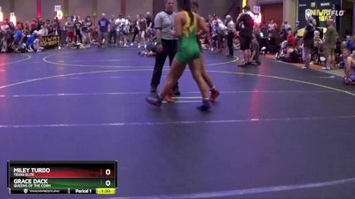 140 lbs Round 4 - Grace Dack, Queens Of The Corn vs Miley Turdo, Texas Elite