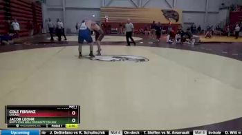 285 lbs Quarterfinal - Jacob Leohr, North Iowa Area Community College vs Cole Fibranz, Chicago