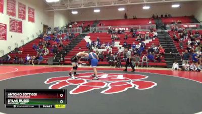 215 lbs 1st Place Match - Dylan Russo, Olentangy Liberty vs Antonio Bottiggi, Painesville Riverside