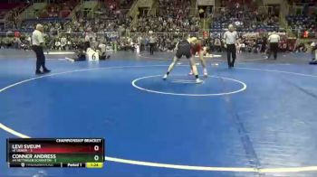 160 lbs Semis & Wb - Levi Sveum, #1 Lisbon vs Conner Andress, #4 Hettinger/Scranton