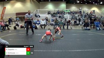 53 lbs Round 1 (4 Team) - Zeth Dykhouse, Lowell WC vs Archer Coppola, ARES Red