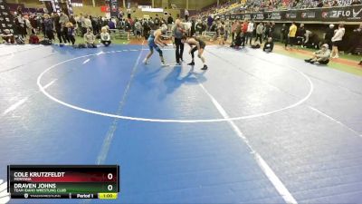 126 lbs 3rd Place Match - Draven Johns, Team Idaho Wrestling Club vs Cole Krutzfeldt, Montana