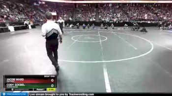 D1-145 lbs 1st Place Match - Cody Goebel, Mukwonago vs Jacob Ward, Bay Port