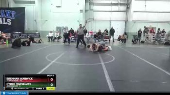 115 lbs Finals (2 Team) - Brennan Warwick, Terps Xtreme vs Ryder Pawelczyk, Joker Squad