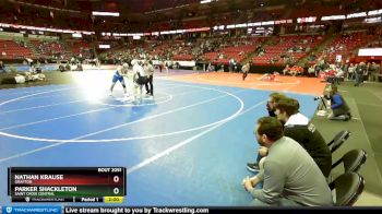 D2-220 lbs Champ. Round 1 - Nathan Krause, Grafton vs Parker Shackleton, Saint Croix Central