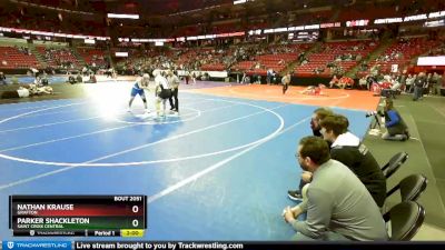 D2-220 lbs Champ. Round 1 - Nathan Krause, Grafton vs Parker Shackleton, Saint Croix Central