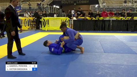 JORGE GABRIEL PEREIRA DA SILVA vs LUIZ VICTOR GREGORIANO PINTO MAX 2024 Pan Jiu Jitsu IBJJF Championship