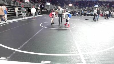 128 lbs Consi Of 4 - Bryce Glaze, Red Cobra Westling Academy vs Kruz Pickle, Frontenac Youth Wrestling Club