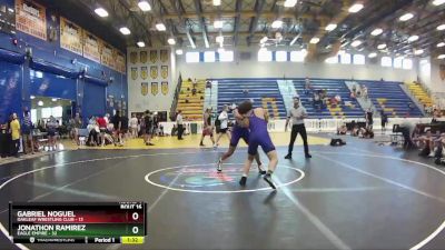 160 lbs Round 4 (8 Team) - Jonathon Ramirez, Eagle Empire vs Gabriel Noguel, Oakleaf Wrestling Club