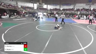 40 lbs Final - Cruz Montez, Steel City Reloaded WC vs Yoel Reyes, Widefield WC