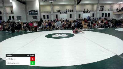 195 lbs Semi To 9th - Jackson Rinke, Bridgewater-Raynham vs Tristan Sybertz, Middleborough