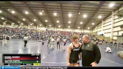 178 lbs Champ. Round 2 - Baxter Martin, Green Canyon High School vs Daniel Morrey, Box Elder